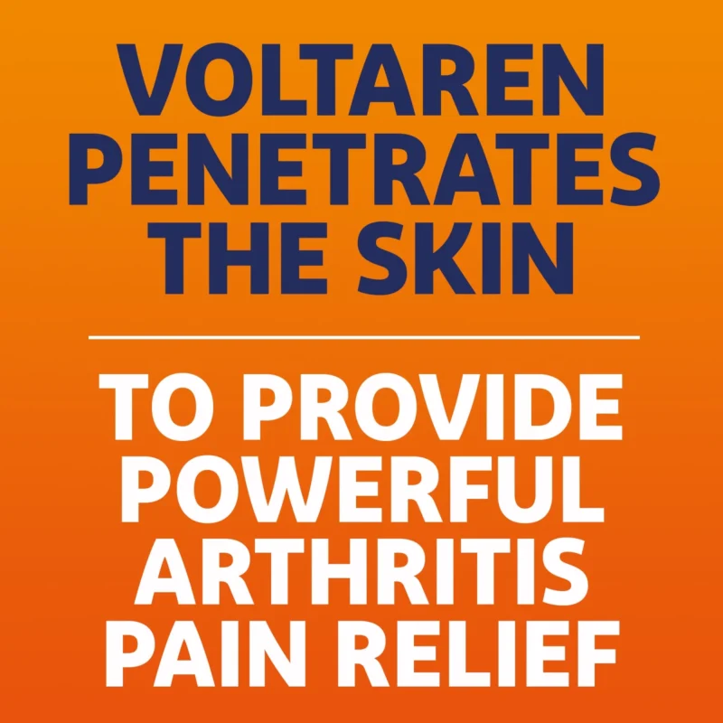 New Easy Open Cap - Voltaren Arthritis Pain Gel for Powerful Topical Arthritis Pain Relief - 150 G - Image 3