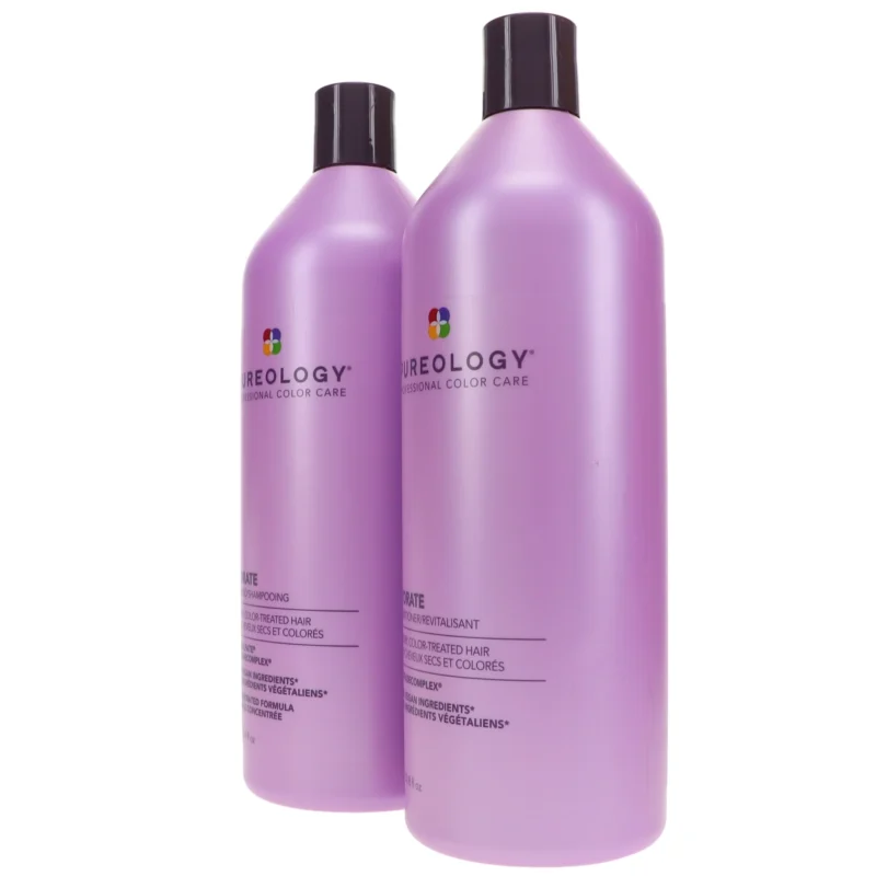 Pureology Hydrate Shampoo 33.8 oz & Hydrate Conditioner 33.8 oz Combo Pack - Image 2